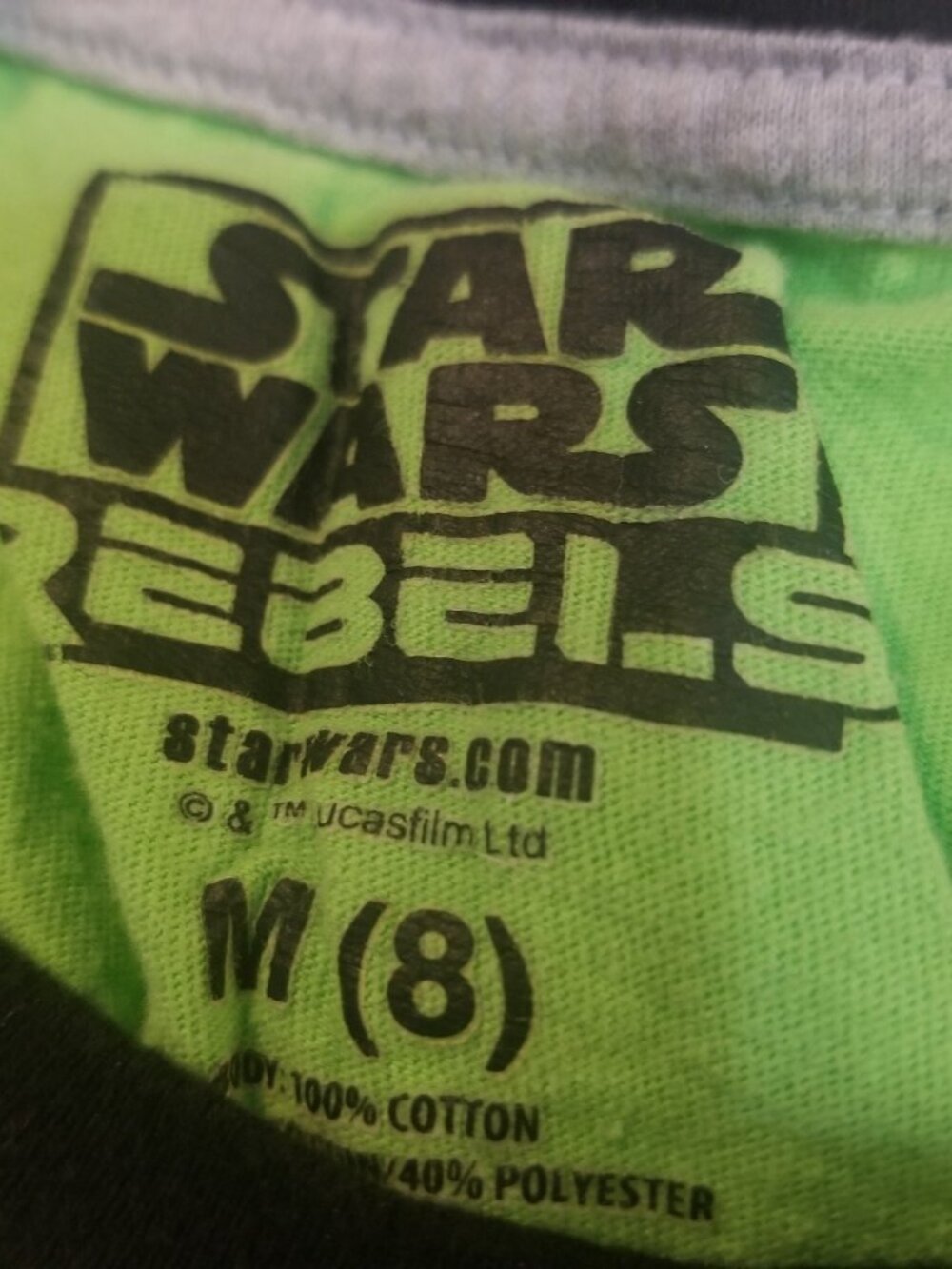 Star Wars Lot of 5 Graphic T-Shirts Medium Multicolored 3 Kids 2 Adult Sizes - Picture 6 of 10